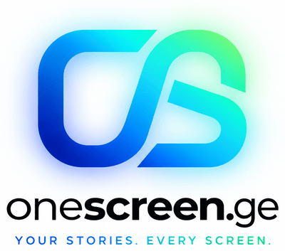 OneScreen.ge — Your stories. Every screen.
